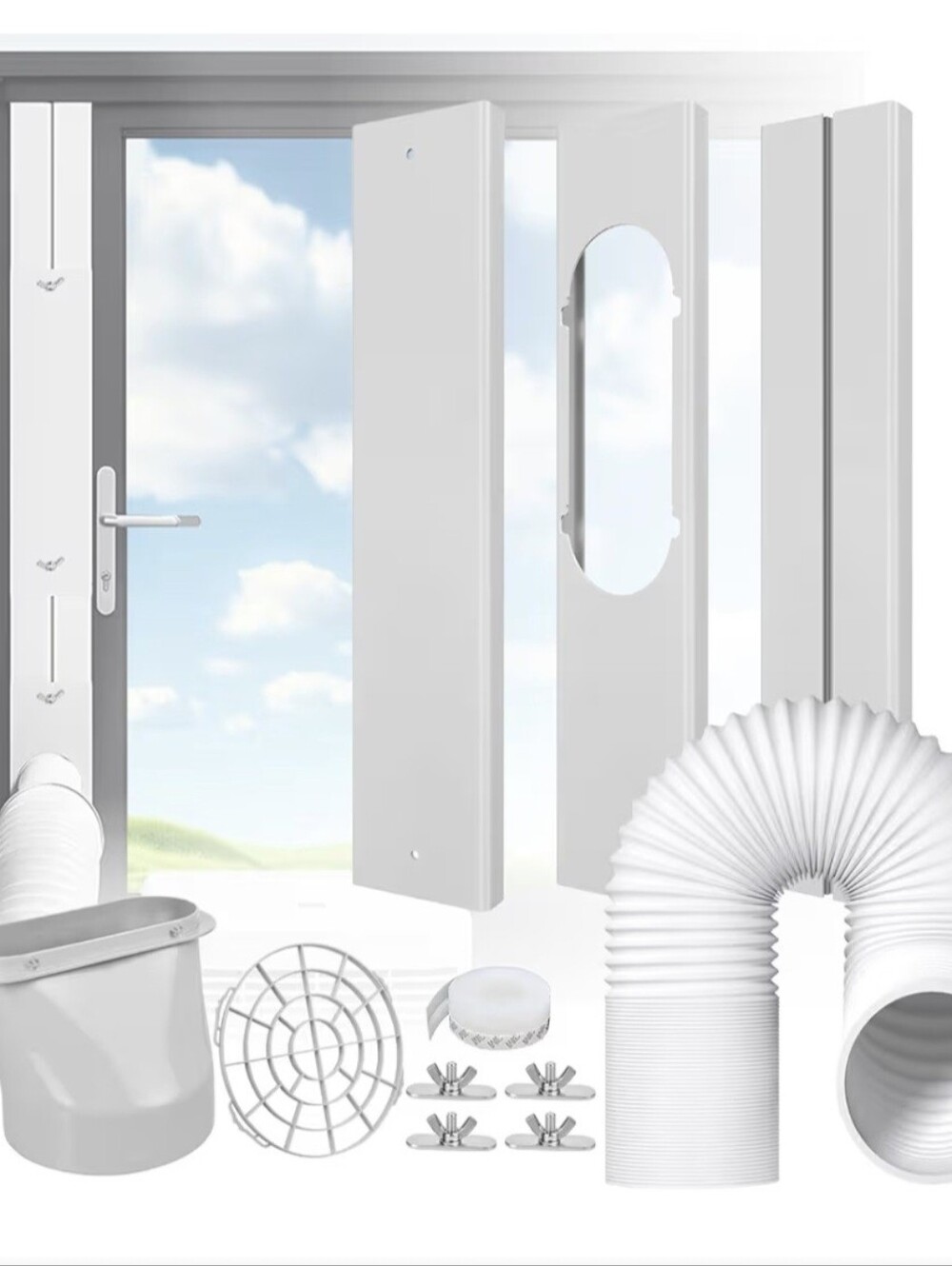 Portable Air Conditioner Window Kit - Adjustable..new
